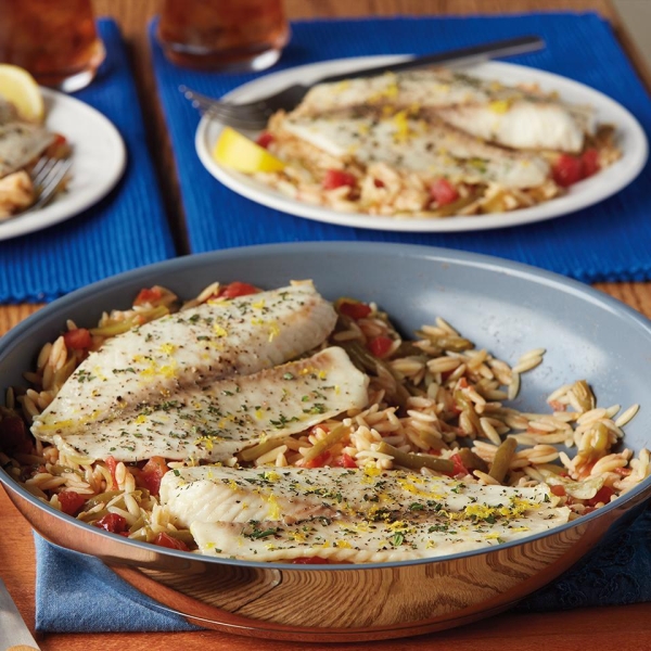 Lemon and Herb Fish Skillet