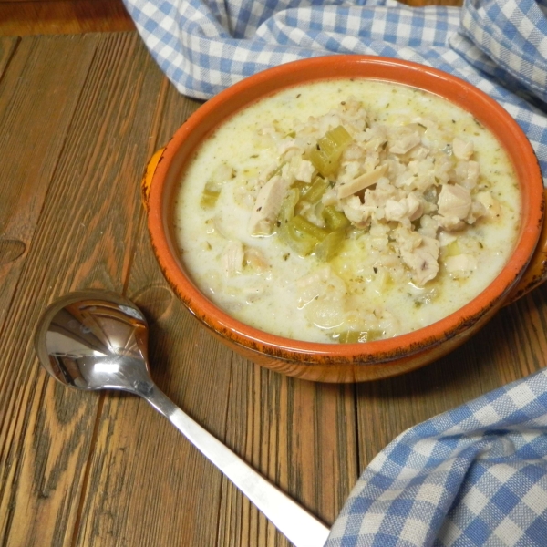 Creamy Chicken and Rice Soup