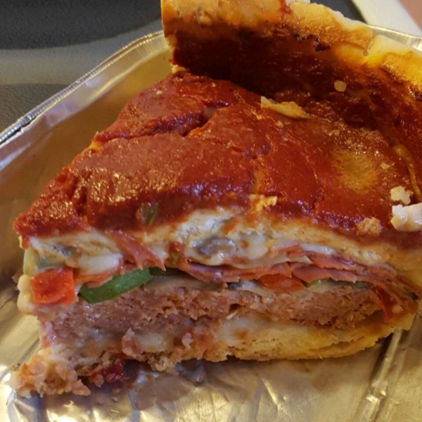 Double Crust Stuffed Pizza