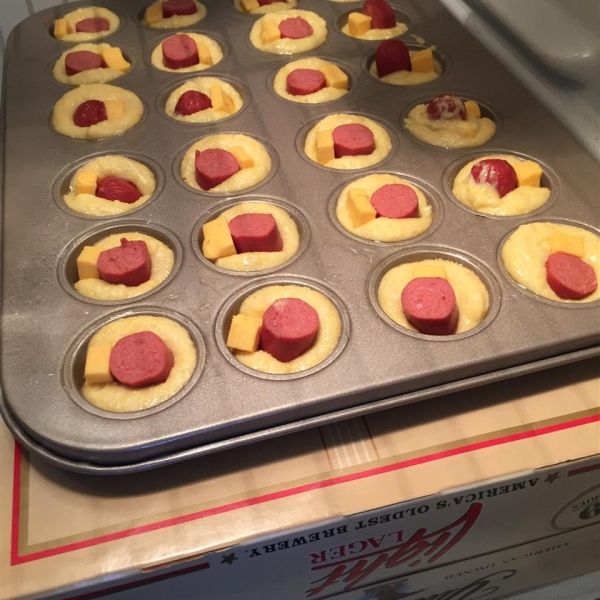 Mini Corn Dog Muffins
