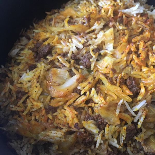 Kalam Polo (Persian Cabbage and Rice)