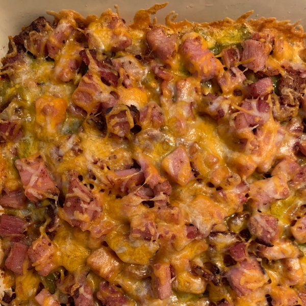 Low-Carb Deep-Dish Breakfast Pizza