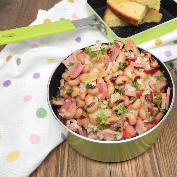 Black-Eyed Pea and Ham Casserole