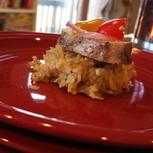Baked Fried Rice Cakes