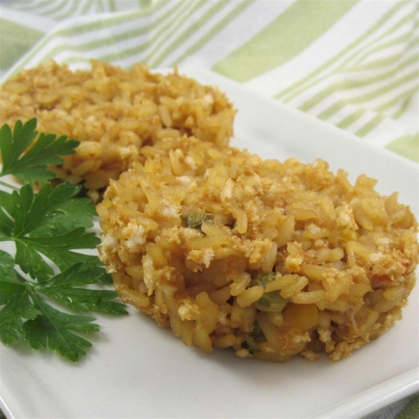 Baked Fried Rice Cakes