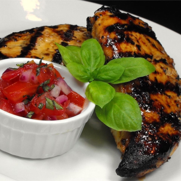 Marinated Chicken Bruschetta