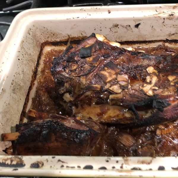Lamb Ribs with Honey and Wine