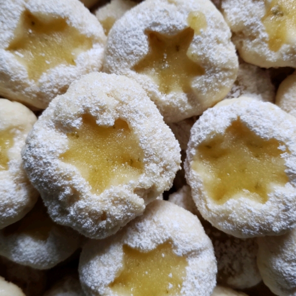 Apricot Cream Cheese Thumbprints