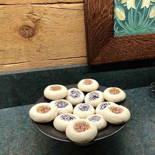 Apricot Cream Cheese Thumbprints