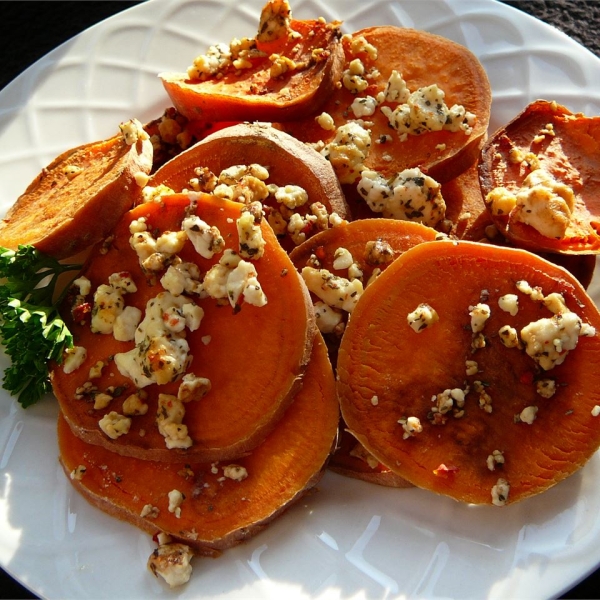 Sweet Potatoes With Feta Cheese