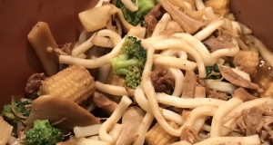 Spicy Stir-Fried Udon Noodles