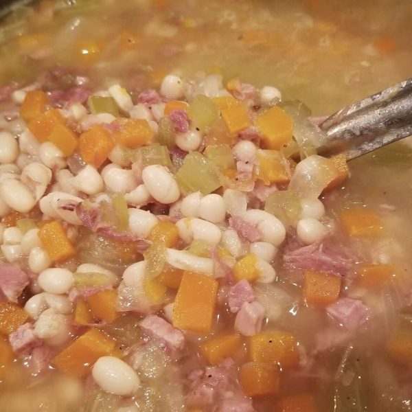 White Bean and Ham Bone Soup