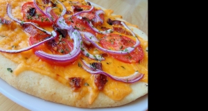 Cheesy Cracker Bread Pizza