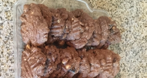Double Dark Chocolate Hazelnut Cookies