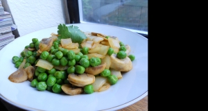 Ed's Secret Pea and Mushroom Salad