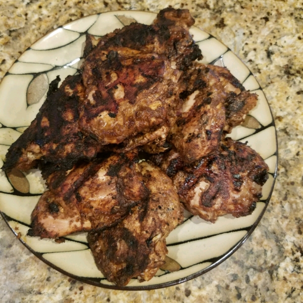Grilled Chicken Thighs Tandoori