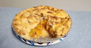 Peach Pie with Frozen Peaches