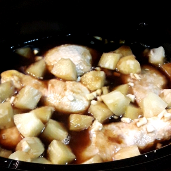 Slow Cooker Pineapple Chicken