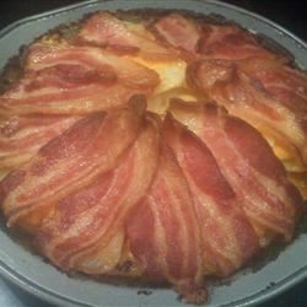 Bacon, Potato and Cheese Tart