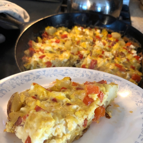 Potato and Pepper Frittata