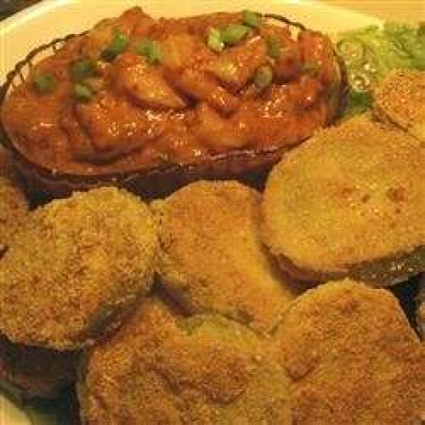 Fried Green Tomatoes with Shrimp Remoulade
