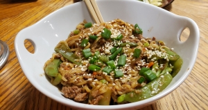 Asian Ground Beef Noodle Bowls