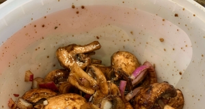 Raw Marinated Mushrooms