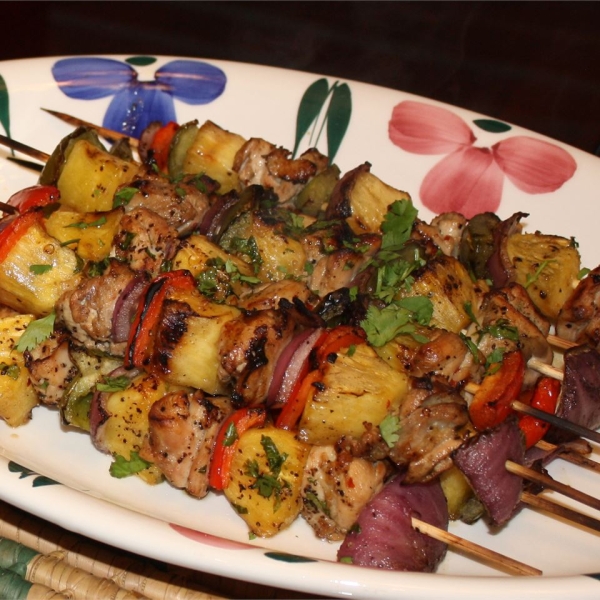 Tropical Chicken Skewers