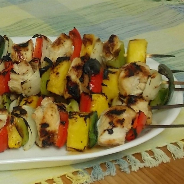 Tropical Chicken Skewers
