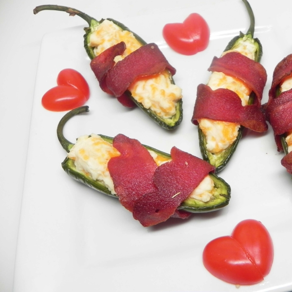 Turkey Bacon-Wrapped Jalapeño Poppers