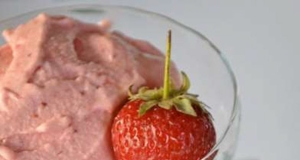 Strawberry and Balsamic Homemade Gelato