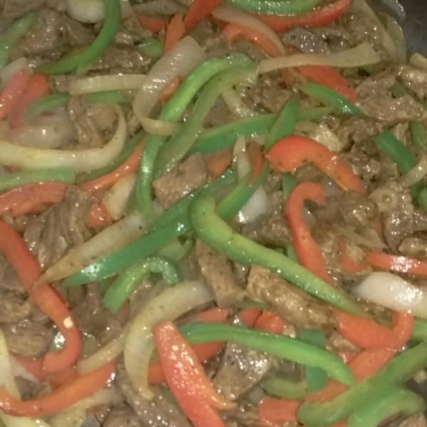 Beef and Bell Pepper Fajitas