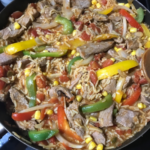 Beef and Bell Pepper Fajitas