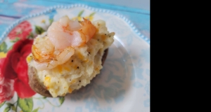 Cheesy Shrimp-Stuffed Twice-Baked Potatoes
