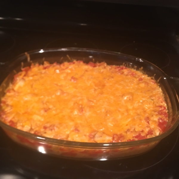 Zesty Chicken Orzo Casserole