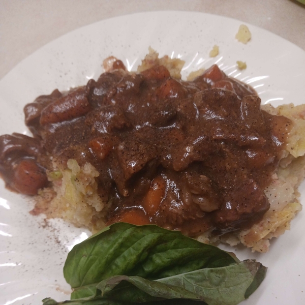 Beer Braised Irish Stew and Colcannon