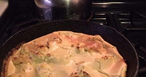 Baked Boursin and Apple Pancakes