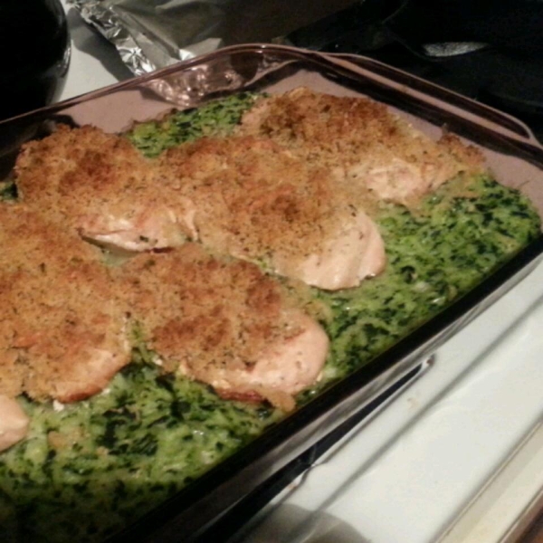 Cheesy Chicken Florentine