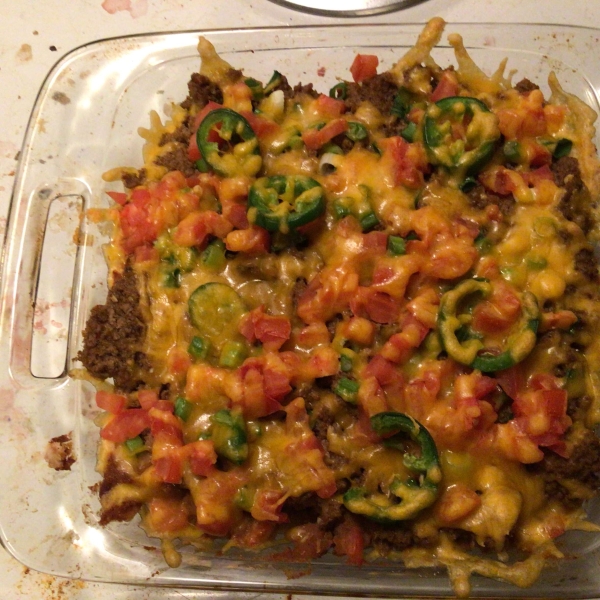 Turkey Nacho Bake