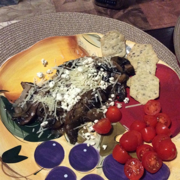 Easy Portobello Mushroom Saute