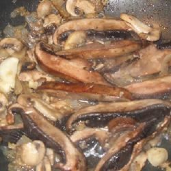 Easy Portobello Mushroom Saute