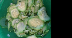 Zucchini Salad with Mint and Basil