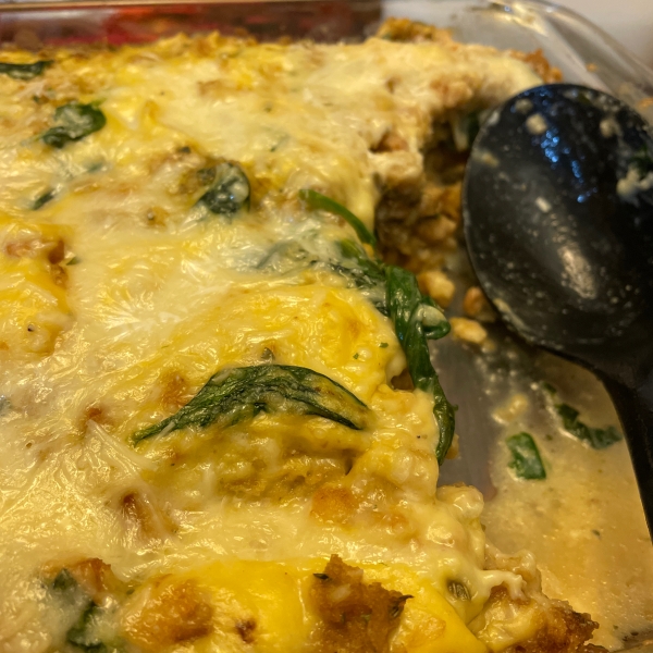 Chicken-Spinach Casserole