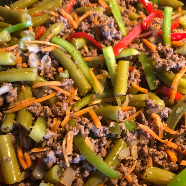 One-Pot Hamburger Adobo Dinner