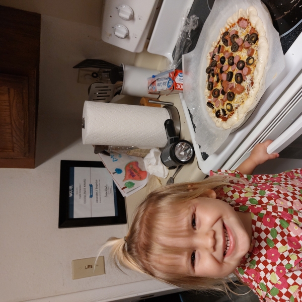 Homemade Pepperoni Pizza