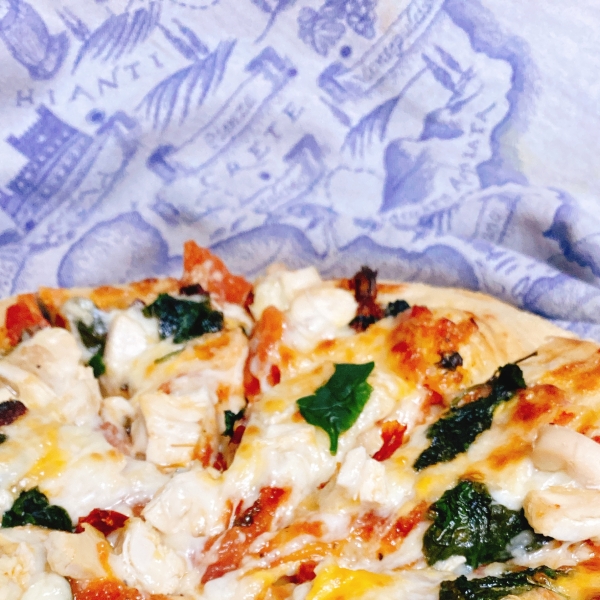 Chicken Florentine Pizza