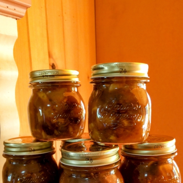 Roasted Pear Mango Chutney