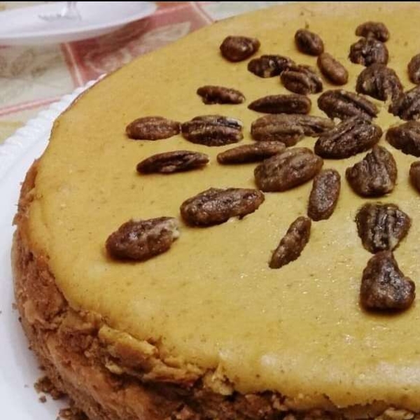 Double Layer Pumpkin Cheesecake