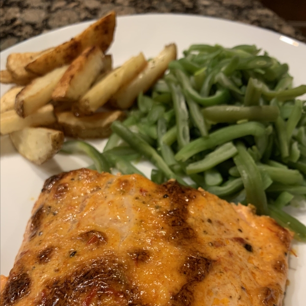 Salmon with Harissa