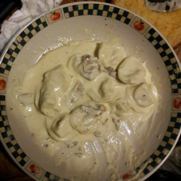 Tortellini a la Carbonara